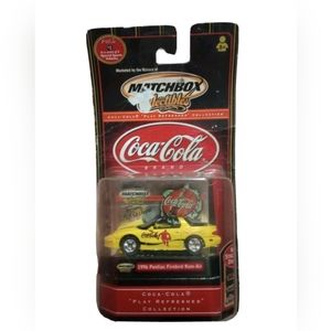 NIB 2000 Matchbox Collectibles Coca-Cola 1996 Pontiac Firebird Ram-Air 92822